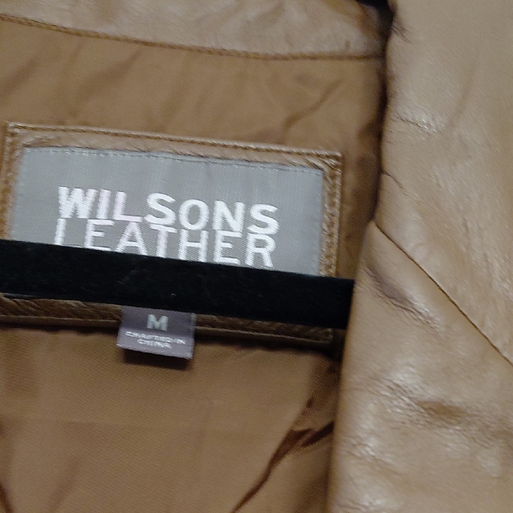 Wilsons Leather Women's Brown Leather Jacket - Picture 2 of 5